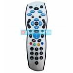 Compatible Remote Control for TataSky HD+ Plus Set Top Box STB with Record-Play buttons, Silver
