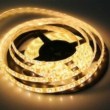 300 Led WARM WHITE Color Light Strip for home office and car decoration-5mts